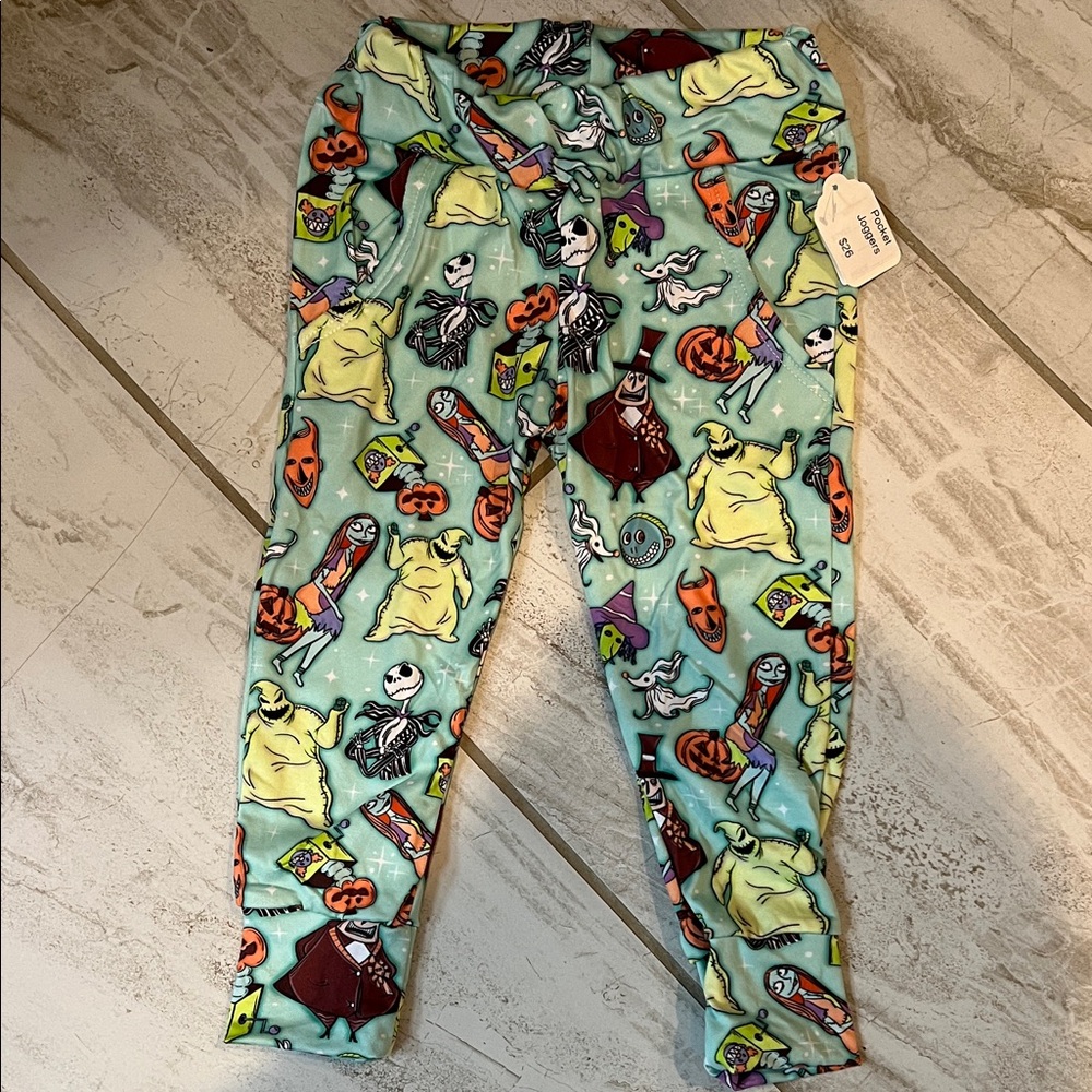 Colorful Halloween Themed Leggings